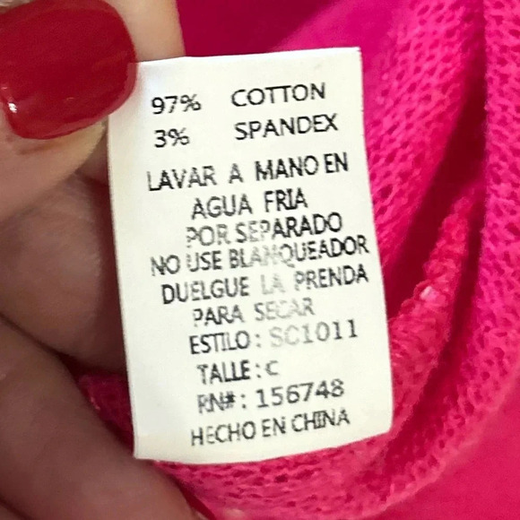 Racheal Hot Pink/White Dot VNeck Cardigan. Twee. Mod. Retro. Preppy. - Picture 5 of 8